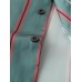 Mens Striped Revere Collar Short Sleeve Home Casual Faux Silk Pajama Set